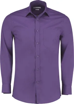 Image de Kustom Kit - Chemise formelle à manches longues pour homme BC5331 (58cm) (Purple)