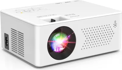 Produktbild von Purshe Mini Projector, Bluetooth -Projektor Full HD 1080p Tragbarer Outdoor -Film iOS, Android, Windows, kompatibler TV -Stick/HDMI/Smartphone/Spiel