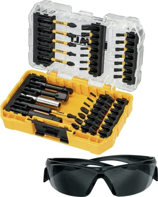 Produktbild von DeWalt DT70733T-QZ - Toughcase: Set de 38 Stück für Bohrmaschine - Bits de Schraubendreher FLEXTORQ - Schutzbrille de