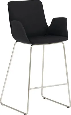 Produktbild von Barstuhl Mayer Sitzmöbel 1222 53 x 49 x 95 cm Edelstah/anthrazit