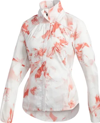 Produktbild von adidas Damen TKO Xpose Graphic Jacke Gr.S crystal white/trace scarlet (CG1188)