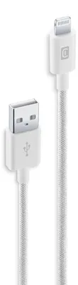 Produktbild von Braided Data Cable 1,5 m USB-A/ Lightning White (60907)