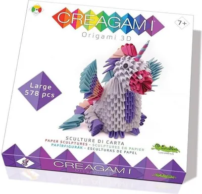 Image de Creagami Origami 3D Licorne 576 pièces