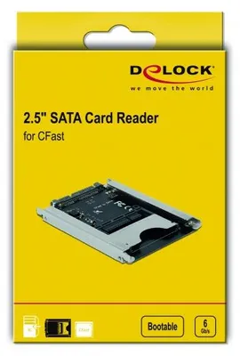 Produktbild von DELOCK Card Reader SATA für CFast Speicherkarten