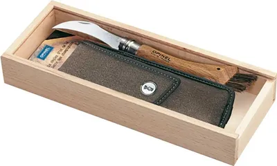 Immagine prodotto di Opinel Multifunction N°08 - Coltello per funghi - 8 cm - manico giallo-marrone