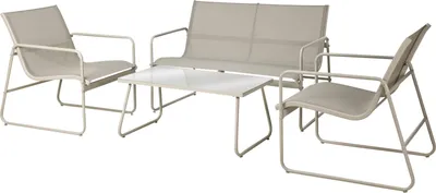 Produktbild von Lounge-Set OSKAR beige Gartenset Loungemöbel Gartenmöbel
