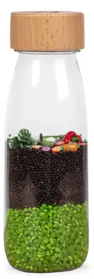 Immagine prodotto di Petit Boum Bottiglia Impara Bottiglia Veggies- Giocattolo sensoriale