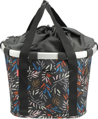 Zdjęcie produktu dla KLICKfix torba miejska Bikebasket autumn 1, 35x28x26cm, czarna/kolorowa