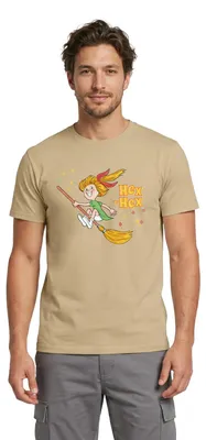 Produktbild von Spreadshirt Bibi Blocksberg Mit Bibi Und Kartoffelbrei Männer T-Shirt, XXL, Sandbeige