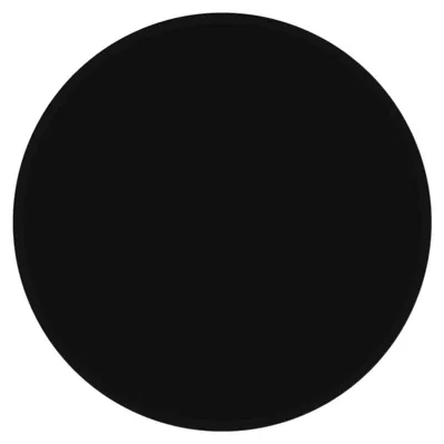 Runde ESG-Glasplatte 40 cm, schwarz, 6 mm, als Tisch- oder Bodenplatte