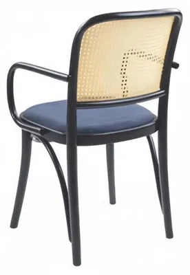Immagine prodotto di Sedia imbottita moderna di design poltrona blu sedia bracciolo sala da pranzo arredamento