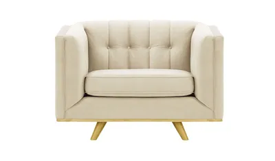 Produktbild von SLF24 - Sessel Vicenza - hellbeige - Velluto 2