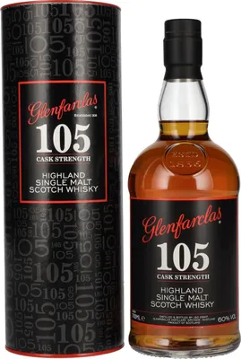 Image de Glenfarclas 105 CASK STRENGTH Highland Single Malt 60% Vol. 0,7l en boîte cadeau