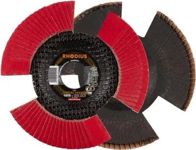 Image de Rhodius 210647 VISION SPEED Flap disc Diameter 125 mm Bore diameter 22.23 mm Stainless steel 1 pc(s)