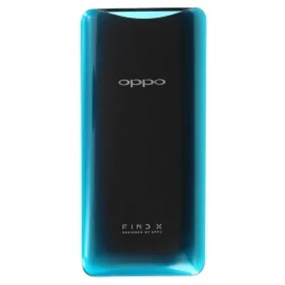 Produktbild von für Oppo Find X Akkudeckel Akkufachdeckel blau Rückseite