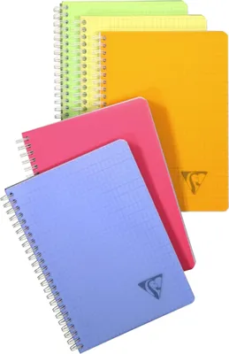 Produktbild von Clairefontaine 5x Notizheft DIN A5, 90 Blatt 90g kariert sortiert 328506C
