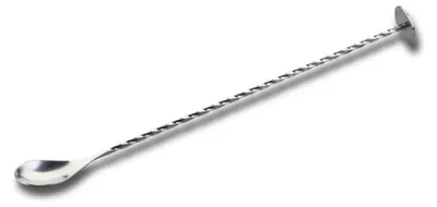 Produktbild von Fackelmann Cocktaillöffel aus Edelstahl, 27 cm Perfekt für Cocktails, Eiskaffee & Eisbecher, Rostfrei und Stabil