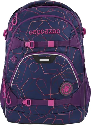 Produktbild von Coocazoo Schulrucksack ScaleRale Rucksack Schulranzen Laserbeam Plum 30 Liter höhenverstellbares Rückensystem