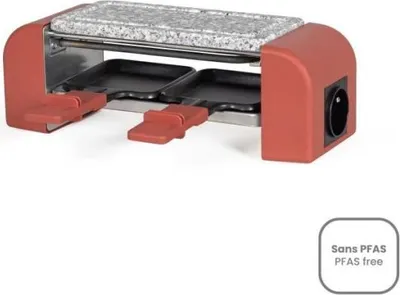Immagine prodotto di Griglia per raclette per 2 persone, 450 w, rossa Livoo DOC310R