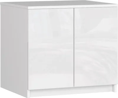Immagine prodotto di S60 STAR Armadietto Bianco Lucido per Guardaroba 60 cm con 2 Ante e 2 Ripiani