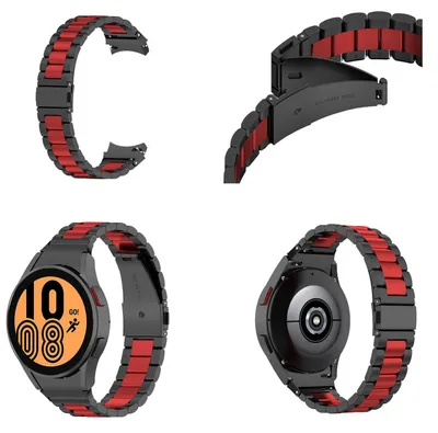 Produktbild von Für Samsung Galaxy Watch FE 6 5 4 Normal Pro Classic alle Größen Armband Edelstahl