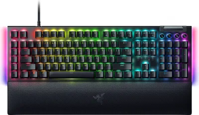 Immagine prodotto di Razer BlackWidow V4, Razer GREEN Clicky Gen-3, USB, Stati Uniti (RZ03-04690100-R3M1)