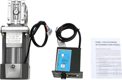 Produktbild von Wurmgetriebemotor, 120W, AC 220V, Übersetzungsverhältnis 30:1, Leerlaufdrehzahl 60 U/min, Wellenbohrungsdurchmesser 14 mm