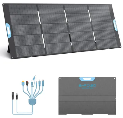 400 W Falt-Solarpanel, 23,5 % Effizienz, monokristallin, IP67