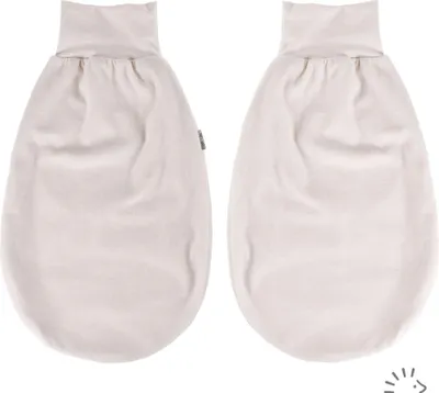 Produktbild von Popolini iobio Strampelsack wendbar Pucksack Nicky Baumwolle GOTS 100% k.b.a. Ecru Natur