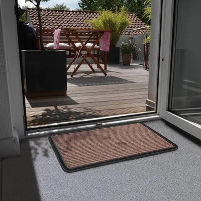 Produktbild von Astra Fußmatte für Innen & Außen BORDER STAR Braun 50 x 80 cm