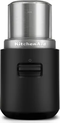 Zdjęcie produktu dla KitchenAid 5KBGR100BM, Młynek z ostrzami, 113 g, 22000 RPM, Czarny, MATTE BLACK, Plastik
