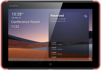 Produktbild von Yealink RoomPanel Plus E2, 25,6 cm (10.1"), 1280 x 800 Pixel, LCD, 90°, 1000:1, Kapazitiv