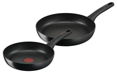 Produktbild von Tefal G28890, Rund, Allzweckpfanne, Schwarz, Titan, Aluminium, Thermo-Punkt