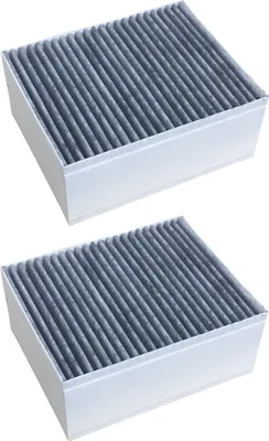 Produktbild von Comedes 2er Set Aktivkohlefilter passend für Bosch Neff Siemens LZ56200