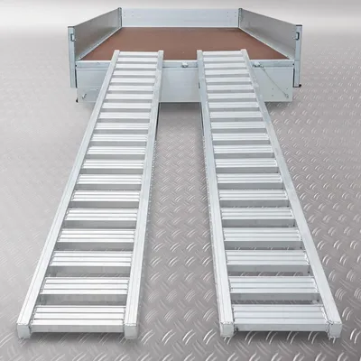 Productafbeelding van Aluminium oprijplaten auto - 300 cm - 4 ton (2 stuks)