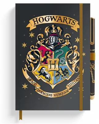 Produktbild von Harry Potter Hogwarts A5 premium Notizbuch + pen