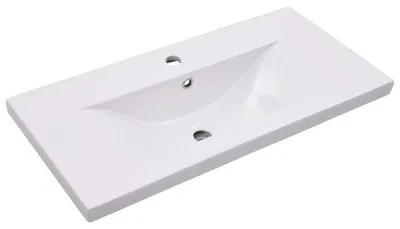 Imagen del producto de Lavabo, material cerámico, fácil de limpiar, BLANCO