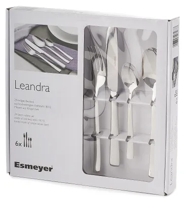 Zdjęcie produktu dla Esmeyer Besteck "Leandra" 24-teilig 112117 4007796061877