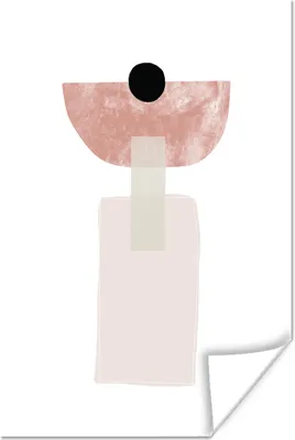 Produktbild von MuchoWow® Poster Pastell - Abstrakt - Design 60x90 cm - Wanddekoration