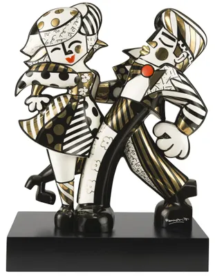Imagen del producto de Figura "Golden Swing" de Goebel, diseño de Romero Britto