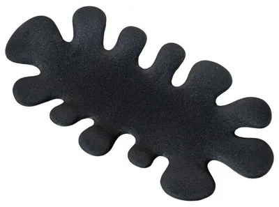 Productafbeelding van DRW keramische tafeldecoratie, zwart, ruw, 9 x 56 x 28,5 cm