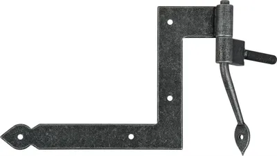 Produktbild von HALCÖ Fensterwinkelband Fulp 112,5 x 140 mm, Stahl verzinkt schwarz passiviert