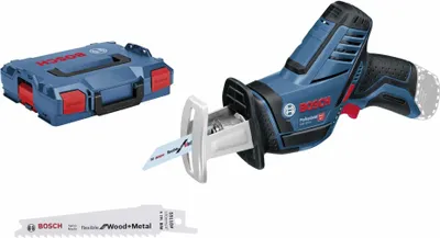 Zdjęcie produktu dla Bosch GSA 10,8 V-LI Professional, Czarny, Niebieski, 1,45 cm, 6,5 cm, 5 cm, Bateria, Litowo-jonowa (Li-Ion)