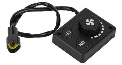 Image de Commutateur à bouton pour chauffage de stationnement 12 V/24 V CC pour voiture, camion, chauffage diesel à air