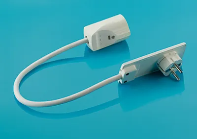 Produktbild von Naber Verbindungsleitung mit Evoline Plugstecker, weiß 500 mm - Montagematerial