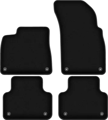 Immagine prodotto di Tappetini in velluto per Audi Q8 (2018-, SUV) neri, set 4 pz, con fissaggi