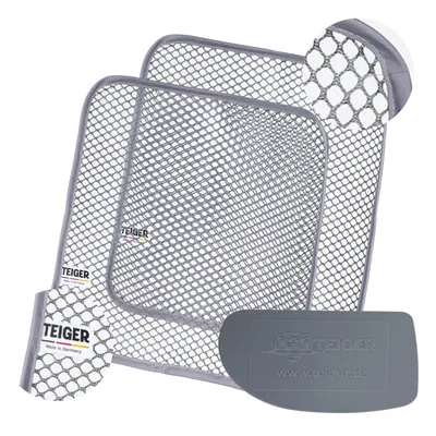 Produktbild von Teiger Bundle 2 x Teigreinigungstuch + Teigschaber Teigreiniger Teigentferner hochwertiges Netztuch für hartnäckige Verschmutzungen Teigtuch Mesh