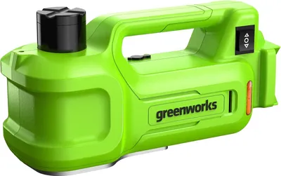 Obrázok produktu pre Greenworks G24JACK Battery Jack 24V 3T Elektrický hydraulický zdvihák Výška: 6-1/8"-17-1/2" (155-445mm) Vhodný pre väčšinu vozidiel BEZ BATÉRIE a nabíjačky