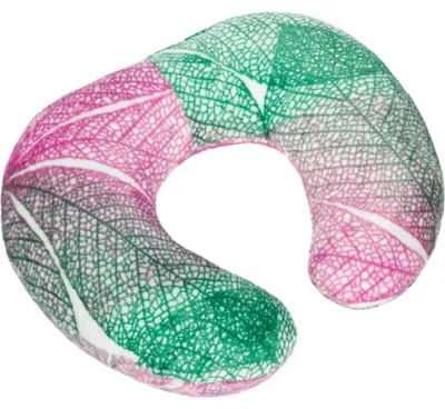 Obrázek produktu pro Polštářek cestovní podkova - 30x35 cm - Růžová