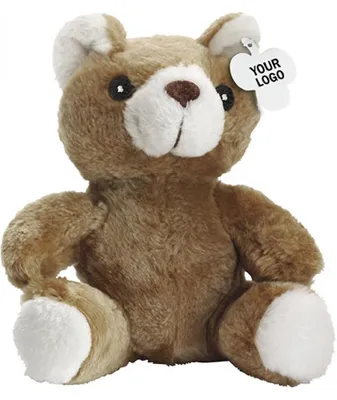 Produktbild von Printwear  | Plüsch-Teddy-Bär Barney / 18 x 20 cm - Farbe: Brown - Größe: 18 x 20 cm